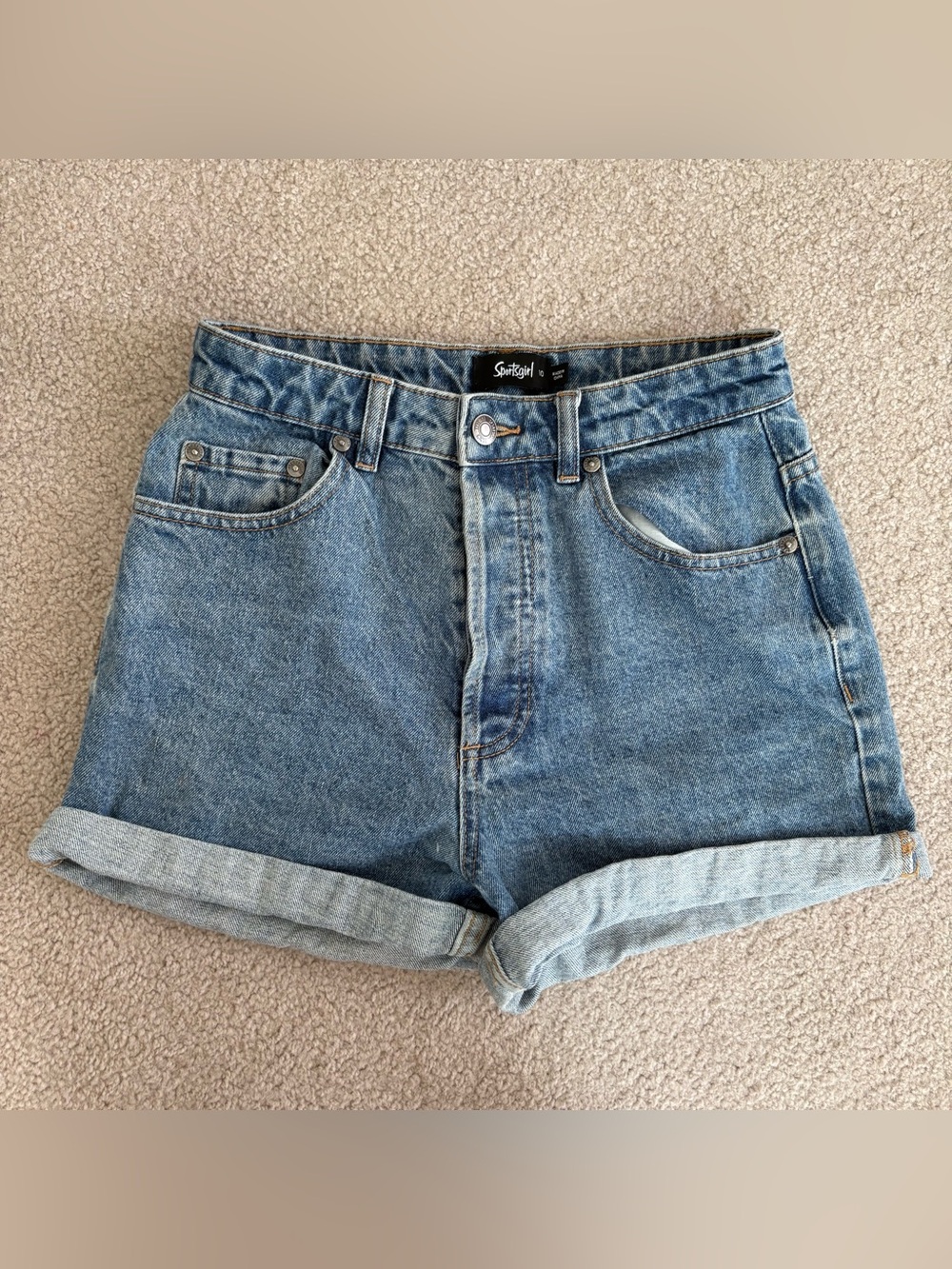 Sportsgirl Rolled Cuff Denim *Needs Repairing*